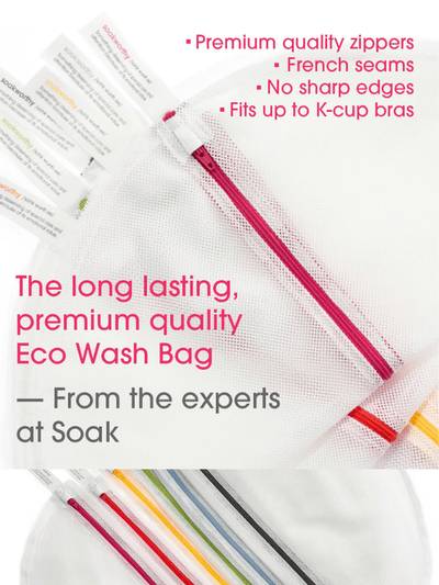 Soak Eco Wash Bag Lacey Slim - Sensual Sinsations